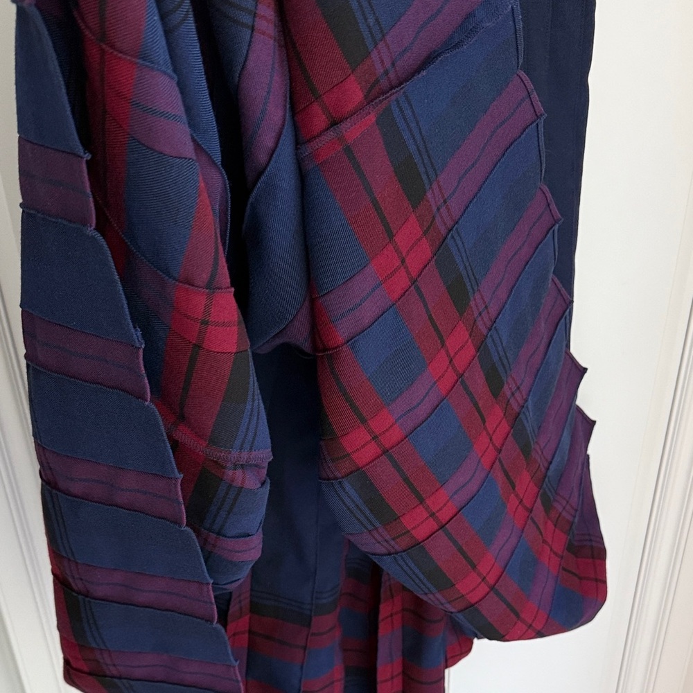 Brooks Brothers Navy and Red A-Line Skirt - Picture 5 of 11
